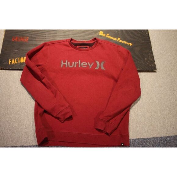 Hurley Burgundy Sweatshirt - Size Large - Picture 1 of 5